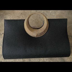 Black Cloth Clutch